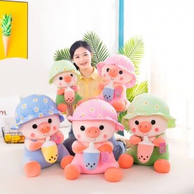 ΛΟΥΤΡΙΝΟ ΜΩΡΑΚΙ ΓΟΥΡΟΥΝΑΚΙ ΠΟΥ ΠΙΝΕΙ BUBBLE TEA 35cm