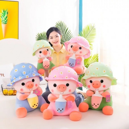 ΛΟΥΤΡΙΝΟ ΜΩΡΑΚΙ ΓΟΥΡΟΥΝΑΚΙ ΠΟΥ ΠΙΝΕΙ BUBBLE TEA 35cm