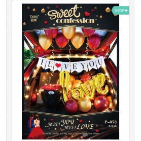 ΣΕΤ ΜΠΑΛΟΝΙΑ I LOVE YOU