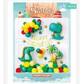 ΣΕΤ ΜΠΑΛΟΝΙΑ HAPPY BIRTHDAY ΔΕΙΝΟΣΑΥΡΟΙ