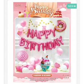 ΣΕΤ ΜΠΑΛΟΝΙΑ HAPPY BIRTHDAY SWEETS ΓΛΥΚΑ