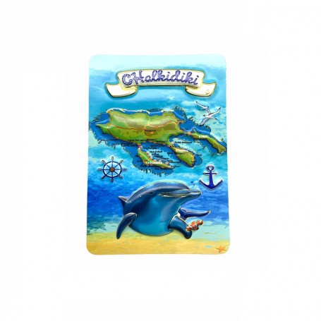 Μαγνητάκι Ψυγείου Σουβενίρ Χαλκιδικη