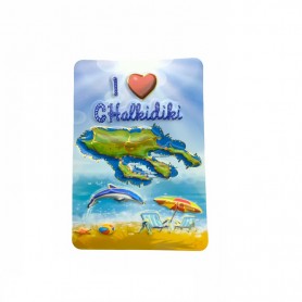 Μαγνητάκι Ψυγείου Σουβενίρ Χαλκιδικη