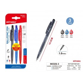 ΣΕΤ 3 ΤΜΧ ΣΤΥΛΟ 1.0mm