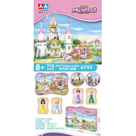 ΠΑΙΧΝΙΔΙ ΚΑΤΑΣΚΕΥΩΝ PRINCESS CASTLE 712pcs