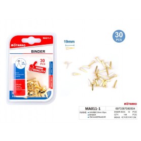 ΣΕΤ ΚΑΡΦΩΤΙΚΑ 30ΤΜΧ ΧΡΥΣΑ 19mm