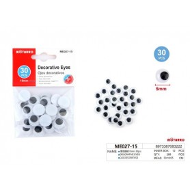 ΜΑΤΑΚΙΑ ΝΤΕΚΟΡ ΠΑΚΕΤΟ 30ΤΜΧ 5mm