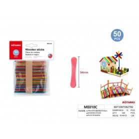 ΞΥΛΑΚΙΑ ΓΙΑ ΧΕΙΡΟΤΕΧΝΙΕΣ ΧΡΩΜΑΤΙΣΤΑ ΣΕΤ 50ΤΜΧ 94mm