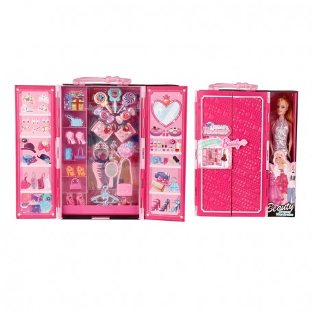 Κούκλα με ντουλάπα αξεσουάρ