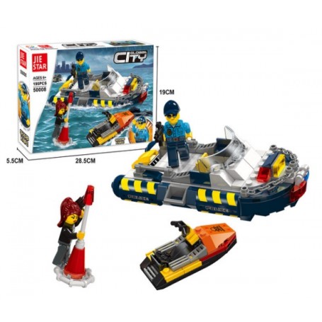 Σετ συναρμολογούμενο σκάφος λιμενικού 195pcs