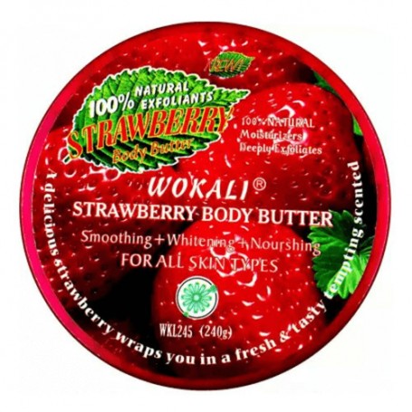 WOKALI ΚΡΕΜΑ ΣΩΜΑΤΟΣ ΦΡΑΟΥΛΑ 240g – BODY BUTTER STRAWBERRY