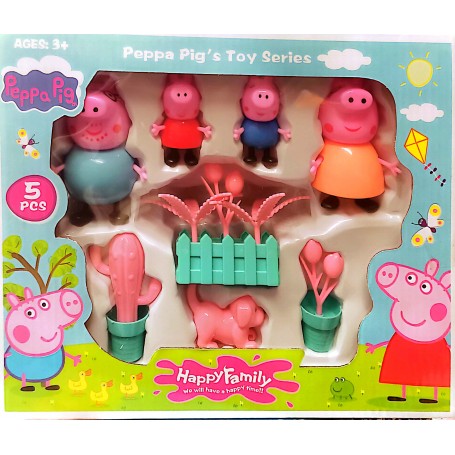 ΣΕΤ ΟΙΚΟΓΕΝΕΙΑ PEPPA 5 ΤΕΜΑΧΙΩΝ (ΟΕΜ)