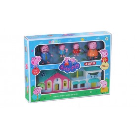 ΣΕΤ ΦΙΓΟΥΡΕΣ ΟΙΚΟΓΕΝΕΙΑ PEPPA ΜΕ ΣΠΙΤΙ (ΟΕΜ)