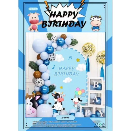 ΣΕΤ ΜΠΑΛΟΝΙΑ HAPPY BIRTHDAY ΑΓΕΛΑΔΙΤΣΑ