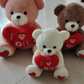 ΛΟΥΤΡΙΝΑ ΑΡΚΟΥΔΑΚΙΑ ΜΕ ΚΑΡΔΙΑ 30CM