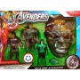 ΣΕΤ ΜΑΣΚΑ HULK ΜΕ ΦΙΓΟΥΡΕΣ SUPER HEROES (OEM)