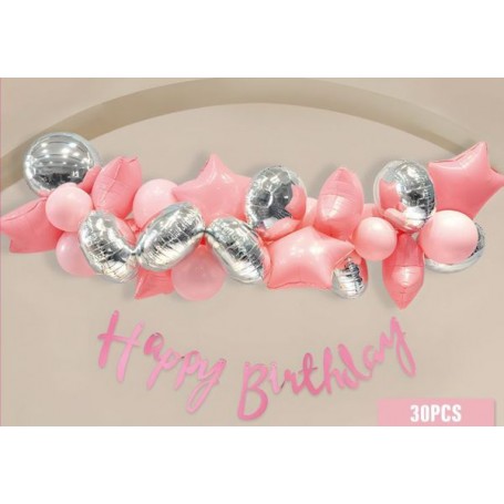 ΣΕΤ ΜΠΑΛΟΝΙΑ HAPPY BIRTHDAY 30ΤΜΧ