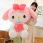 ΛΟΥΤΡΙΝΕΣ KUROMI ΚΑΙ MY MELODY ΜΕ ΦΡΑΟΥΛΙΤΣΑ 50CM