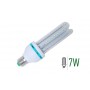 Βιδωτός λαμπτήρας οικονομίας LED 680lm, 7W  E27 με ψυχρό φως ενεργειακής κλάσης Α