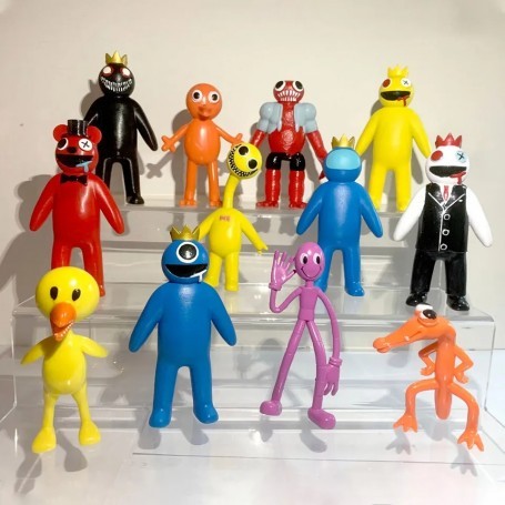 ΣΕΤ ΦΙΓΟΥΡΕΣ BLUE RAINBOW AND FRIENDS 12 ΤΕΜΑΧΙΩΝ