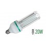 Βιδωτός λαμπτήρας οικονομίας LED 1600lm, 20W  E27 με ψυχρό φως ενεργειακής κλάσης Α