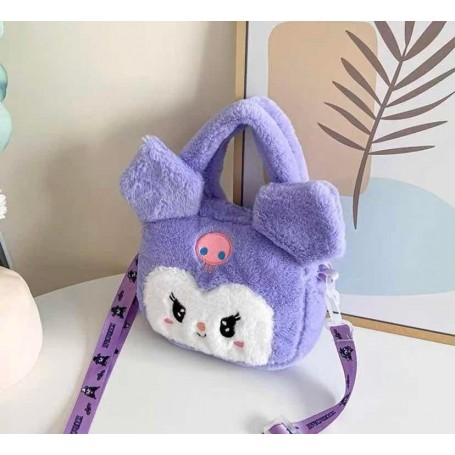 ΛΟΥΤΡΙΝΗ ΤΣΑΝΤΑ KUROMI ΣΕ ΜΩΒ ΚΑΙ ΜΑΥΡΟ ΧΡΩΜΑ (ΟΕΜ)