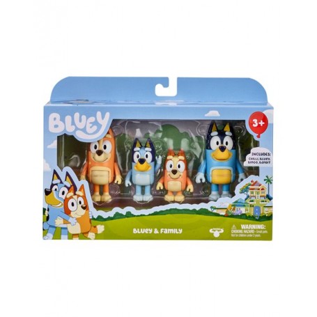 ΣΕΤ ΦΙΓΟΥΡΕΣ BLUEY 4 ΤΕΜΑΧΙΩΝ (ΟΕΜ)