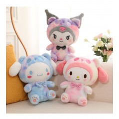 ΛΟΥΤΡΙΝΕΣ KUROMI-MY MELODY-CINNAMOROLL 30CM (OEM)