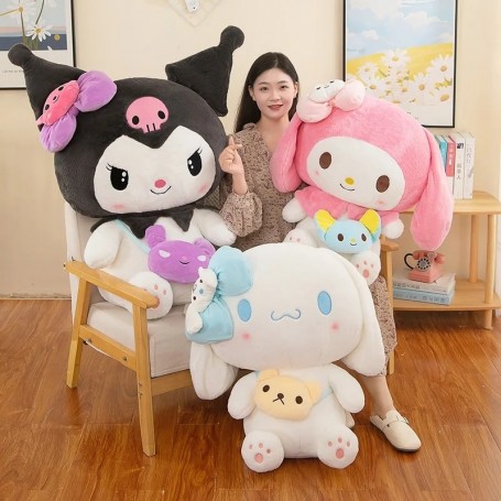 ΛΟΥΤΡΙΝΗ KUROMI/MY MELODY/CINNAMOROLL 40CM (OEM)