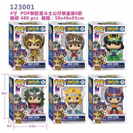 ΣΕΤ ΦΙΓΟΥΡΕΣ POP SAINT SEIYA/ΟΙ ΙΠΠΟΤΕΣ ΤΟΥ ΖΩΔΙΑΚΟΥ (OEM) 6 ΤΕΜΑΧΙΩΝ