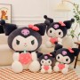 ΛΟΥΤΡΙΝΕΣ KUROMI ΚΑΙ MY MELODY ΜΕ ΦΡΑΟΥΛΙΤΣΑ 25CM