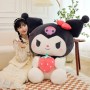 ΛΟΥΤΡΙΝΕΣ KUROMI ΚΑΙ MY MELODY ΜΕ ΦΡΑΟΥΛΙΤΣΑ 25CM