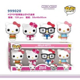 ΣΕΤ ΦΙΓΟΥΡΕΣ POP HELLO KITTY (OEM) 4 ΤΕΜΑΧΙΩΝ