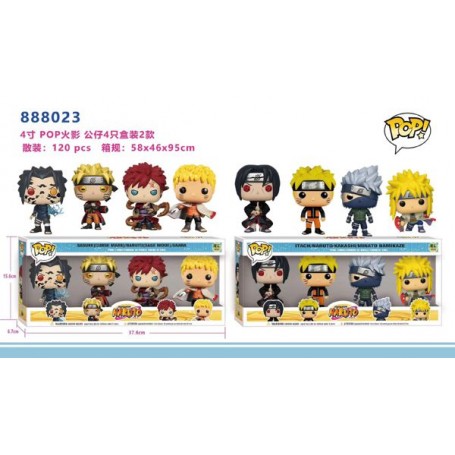 ΣΕΤ ΦΙΓΟΥΡΕΣ POP NARUTO (ΟΕΜ) 8 ΤΕΜΑΧΙΩΝ