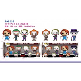 ΣΕΤ ΦΙΓΟΥΡΕΣ POP THE JOKER/CHUCKY/PENNYWISE (ΟΕΜ) 4 ΤΕΜΑΧΙΩΝ
