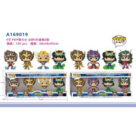 ΣΕΤ ΦΙΓΟΥΡΕΣ POP SAINT SEIYA/ΟΙ ΙΠΠΟΤΕΣ ΤΟΥ ΖΩΔΙΑΚΟΥ (OEM) 4 ΤΕΜΑΧΙΩΝ