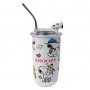 ΠΟΤΗΡΙ INOX SNOOPY ΜΕ ΚΑΛΑΜΑΚΙ ΚΑΙ ΦΙΓΟΥΡΑ (ΟΕΜ)