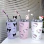 ΠΟΤΗΡΙ INOX HELLO KITTY ΜΕ ΚΑΛΑΜΑΚΙ ΚΑΙ ΦΙΓΟΥΡΑ (ΟΕΜ)
