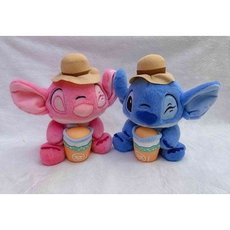 ΛΟΥΤΡΙΝΑ STITCH/ANGEL ΣΕΤ 2 ΤΕΜΑΧΙΩΝ 20CM (OEM)