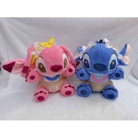 ΛΟΥΤΡΙΝΟΙ ΧΑΒΑΝΕΖΟΙ STITCH/ANGEL 25CM ΣΕΤ 2 ΤΕΜΑΧΙΩΝ (ΟΕΜ)