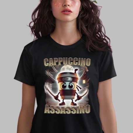 T-SHIRT CAPPUCCINO ASSASSINO
