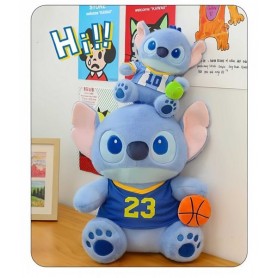 ΛΟΥΤΡΙΝΟΣ STITCH ΜΕ ΜΠΑΛΑ ΠΟΔΟΣΦΑΙΡΟΥ ΚΑΙ ΜΠΑΣΚΕΤ 25CM ΣΕΤ 2 ΤΕΜΑΧΙΩΝ (ΟΕΜ)