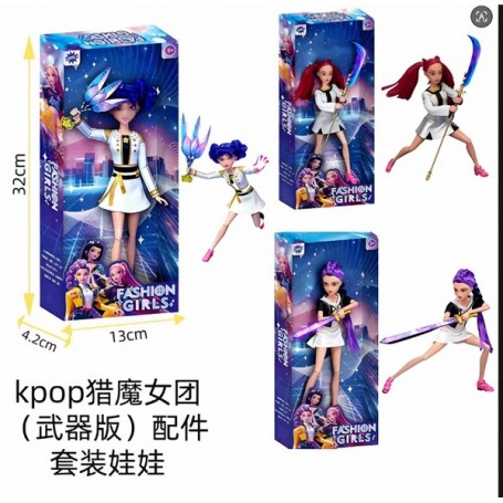 ΚΟΥΚΛΕΣ KPOP DEMON HUNTERS ΣΕΤ 3 ΤΕΜΑΧΙΩΝ