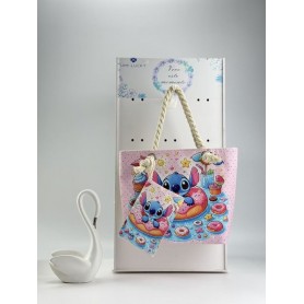 ΤΣΑΝΤΑ ΘΑΛΑΣΣΗΣ + ΠΟΡΤΟΦΟΛΑΚΙ STITCH (OEM)