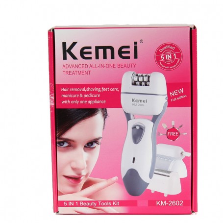 Kemei ΚΜ-2602 ΕΠΑΝΑΦΟΡΤΙΖΟΜΕΝΗ ΑΠΟΤΡΙΧΩΤΙΚΗ ΜΗΧΑΝΗ 5 ΣΕ 1