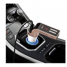 Bluetooth Car Charger & FM Transmitter 1 Usb Remote Control Model 590 (oem)