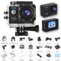 Αδιάβροχη κάμερα δράσης 4K OEM DV124 WiFi με ΔΩΡΟ 20 αξεσουάρ στήριξης Ultra HD / H.264 / 16MP / 2" LCD / Wi-Fi - Μαύρο