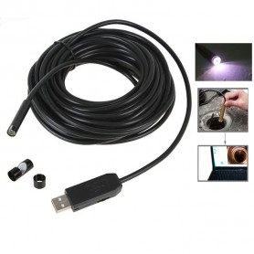 USB Κάμερα Ενδοσκόπιο Αδιάβροχη Με 7m Καλώδιο Και Φωτισμό 6x LED