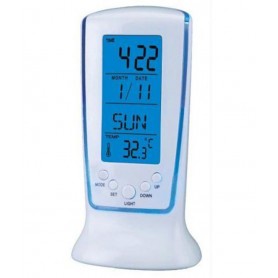 ΞΥΠΝΗΤΗΡΙ ΘΕΡΜΟΜΕΤΡΟ-Oem Square 510 Digital Alarm Temperature Calender Table Clock