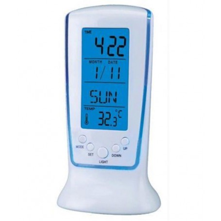 Oem Square 510 Digital Alarm Temperature Calender Table Clock